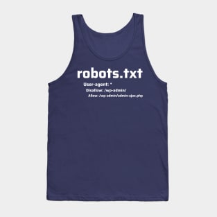 Robots Txt Tank Top